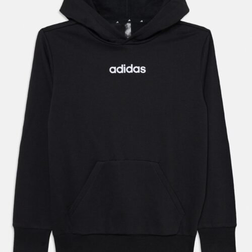 adidas Performance JUNIOR HOODIE UNISEX - Hoodie - black/white