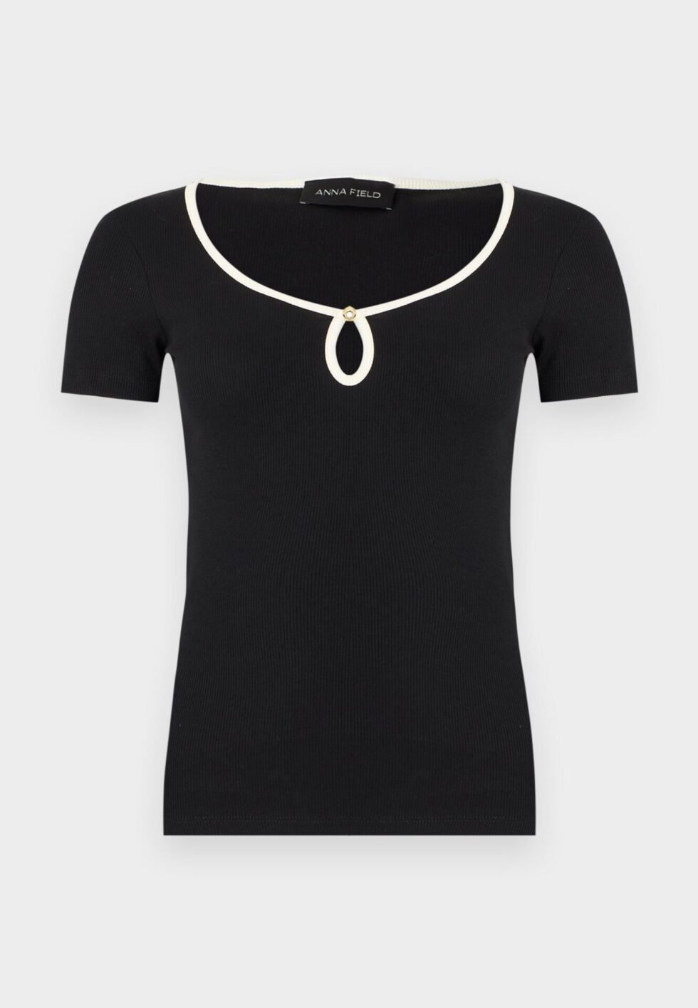 Anna Field by Zalando Basic T-shirt - black/egret