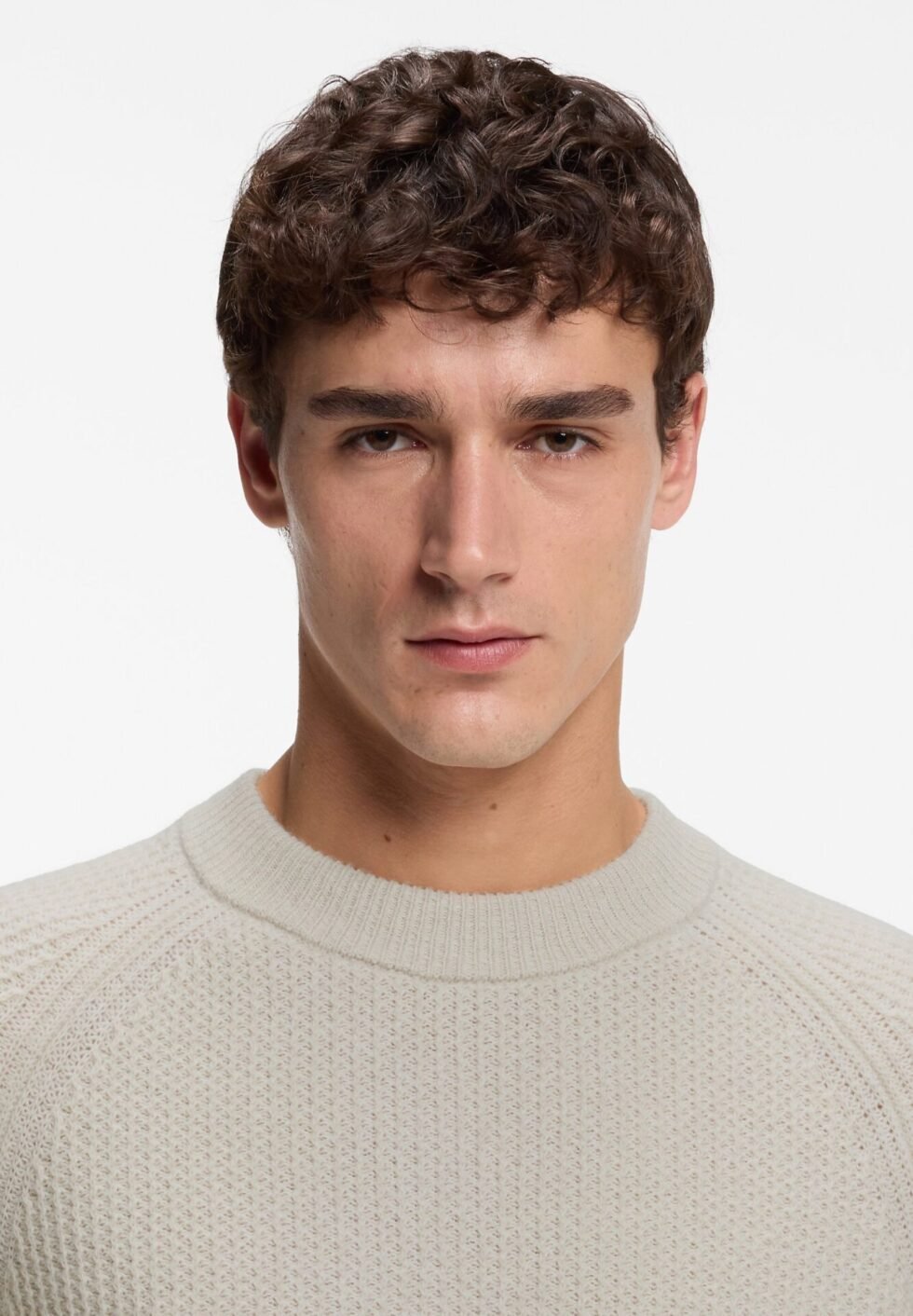 BOSS KEPLER - Jumper - light beige