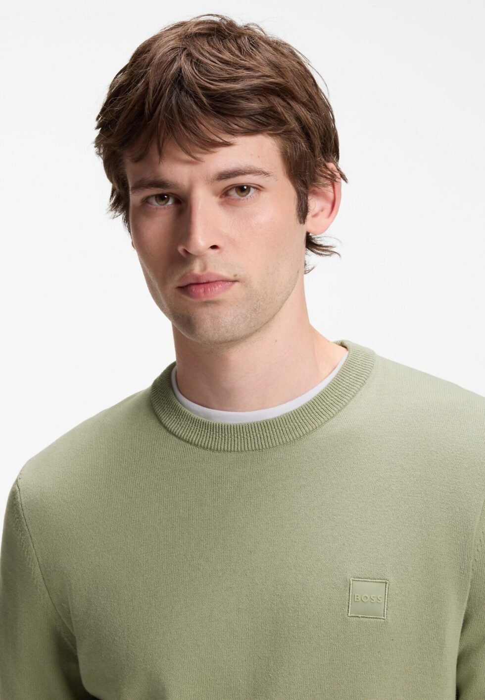 BOSS KANOVANO - Jumper - open green