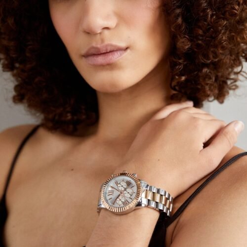 Anna Field by Zalando Watch - silver-coloured/rose gold-coloured