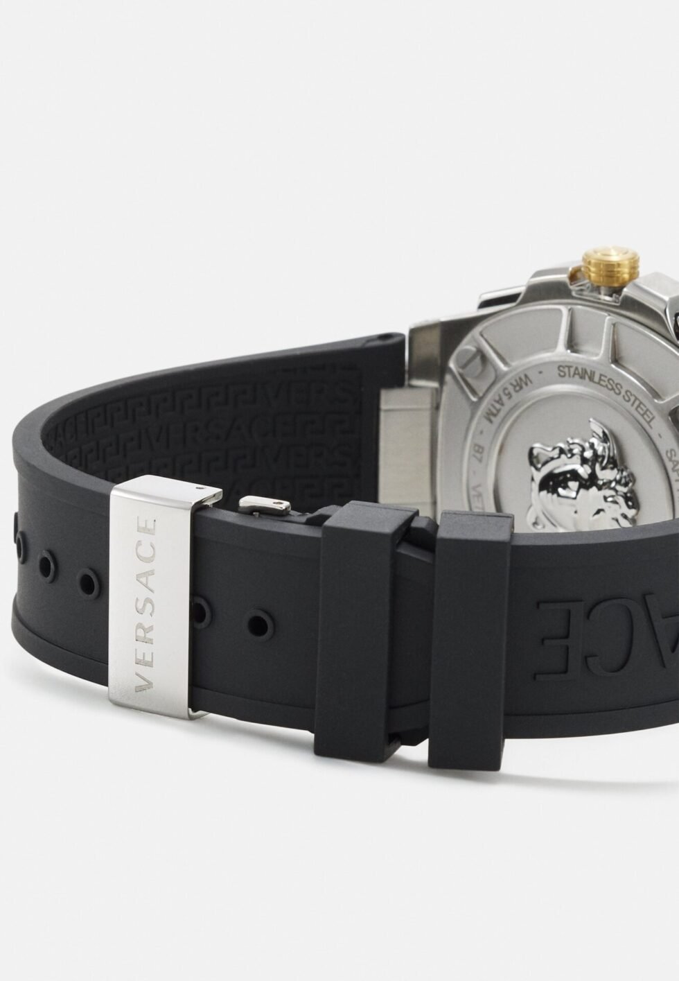 Versace GRECA RACT.CHR (WC-7H) - Chronograph watch - black/silver-coloured