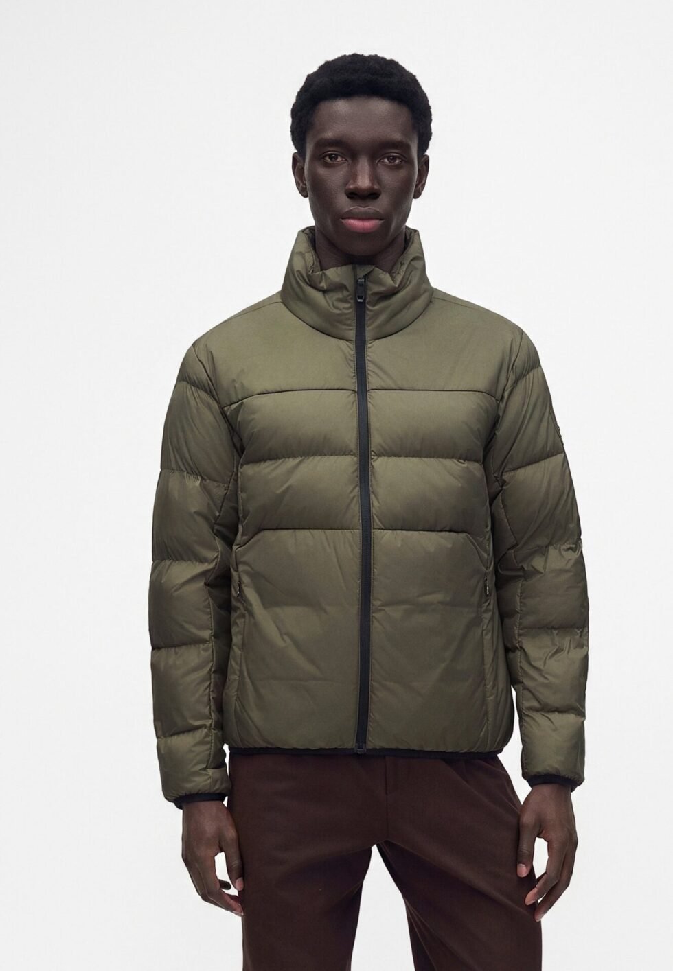 BOSS OW_URBANEX  PUFFER 2 - Winter jacket - open green
