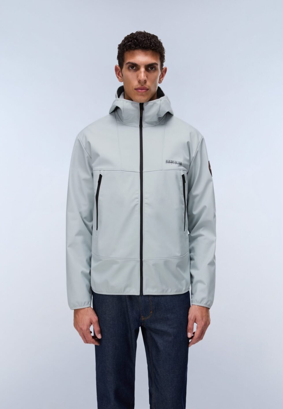 Napapijri BIOIS SHELL - Soft shell jacket - light grey