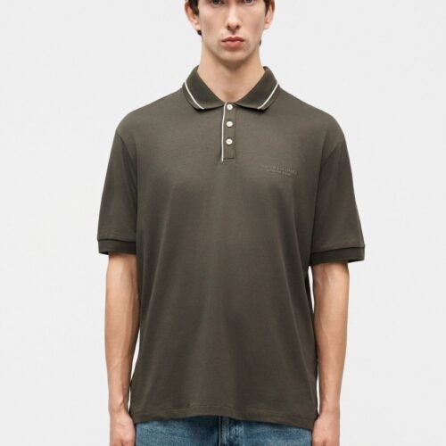 Armani Exchange Polo shirt - olive