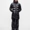 Rains ALTA LONGER PUFFER JACKET UNISEX - Winter coat - black gloss