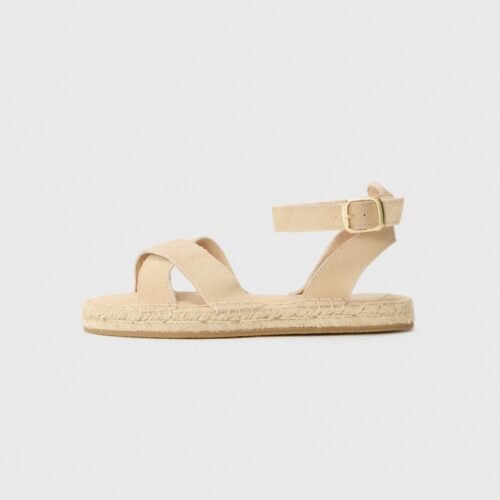 Anna Field by Zalando LEATHER - Ankle cuff sandals - beige