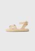 Anna Field by Zalando LEATHER - Ankle cuff sandals - beige