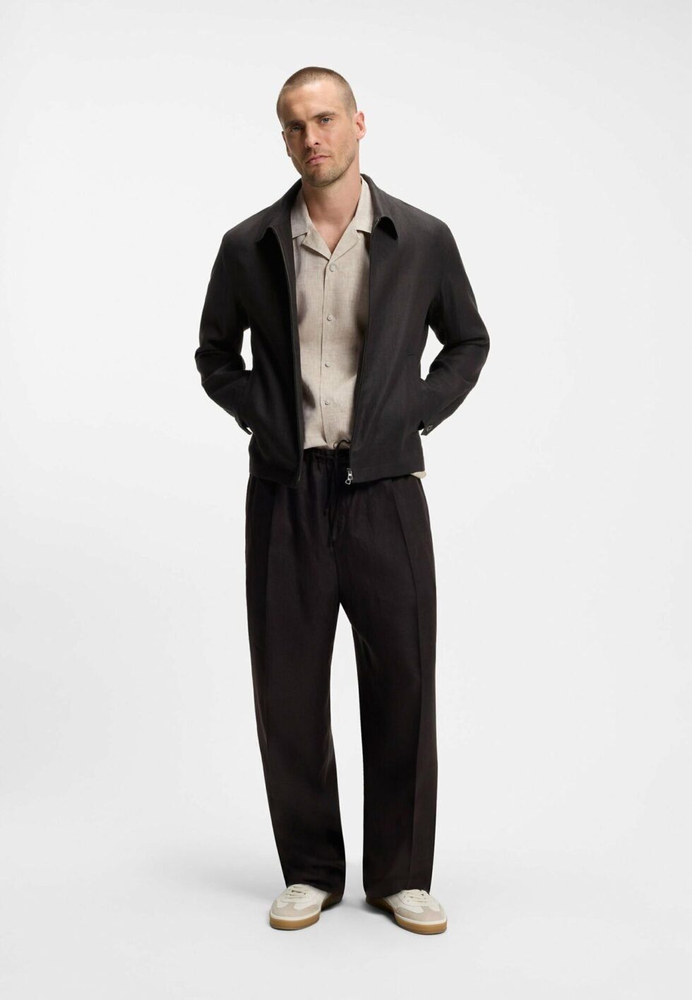 BOSS BY BECKHAM - Summer jacket - dark brown one