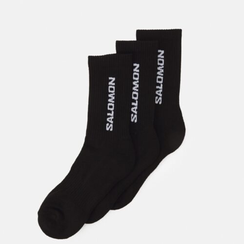 Salomon EVERYDAY CREW UNISEX 3 PACK  - Sports socks - black