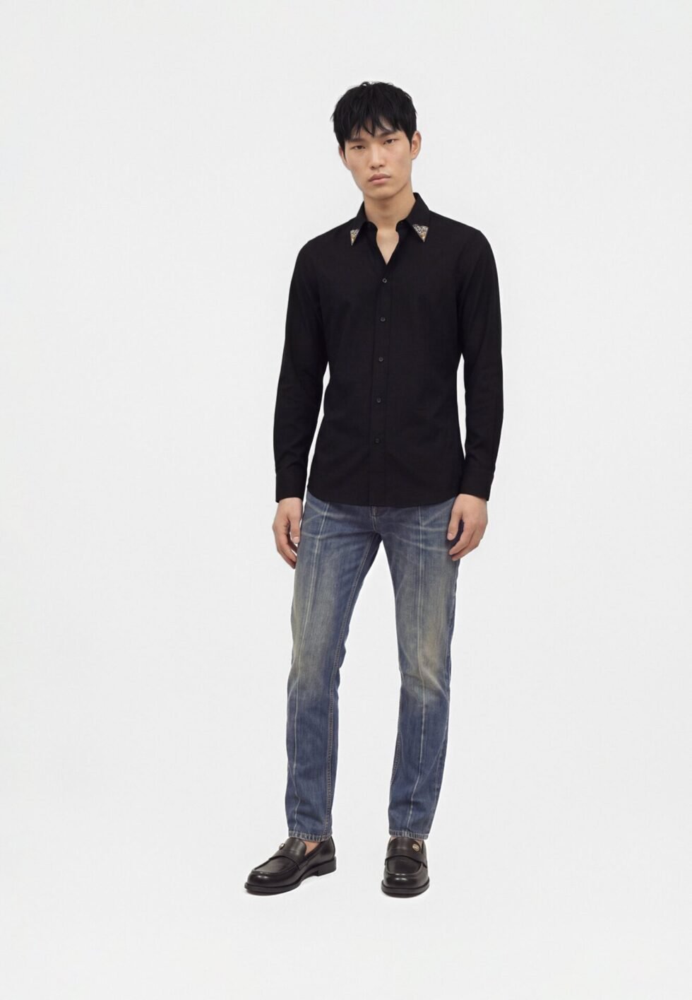 Versace INFORMAL SHIRT  - Shirt - black