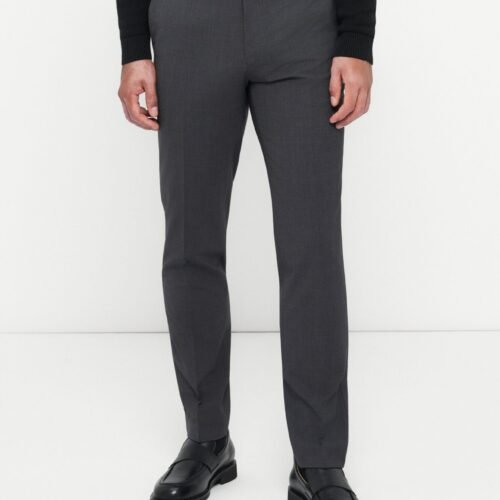 BOSS LEON - Trousers - dark grey