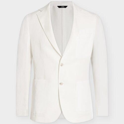 BOSS HANRY - Blazer jacket - open white