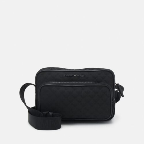 Emporio Armani BORSA TRACOLLA UNISEX - Crossbody bag - black