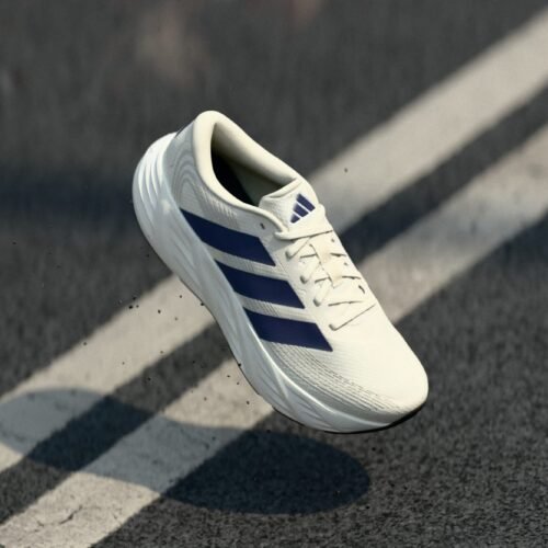 adidas Performance GALAXY 8 - Road running shoes - cloud white/dark blue/core white