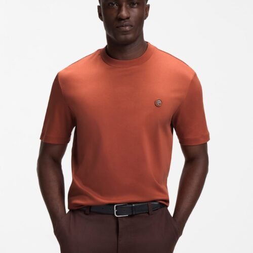 BOSS TAUT - Basic T-shirt - dark red
