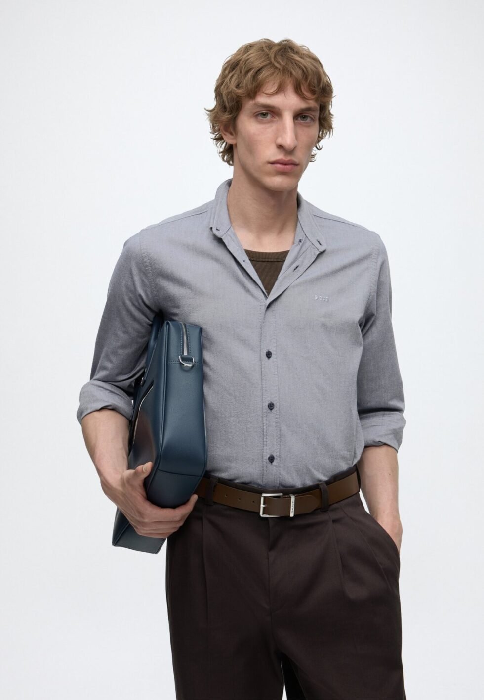 BOSS ST_MOTION L 10263169 01 - Shirt - dark grey