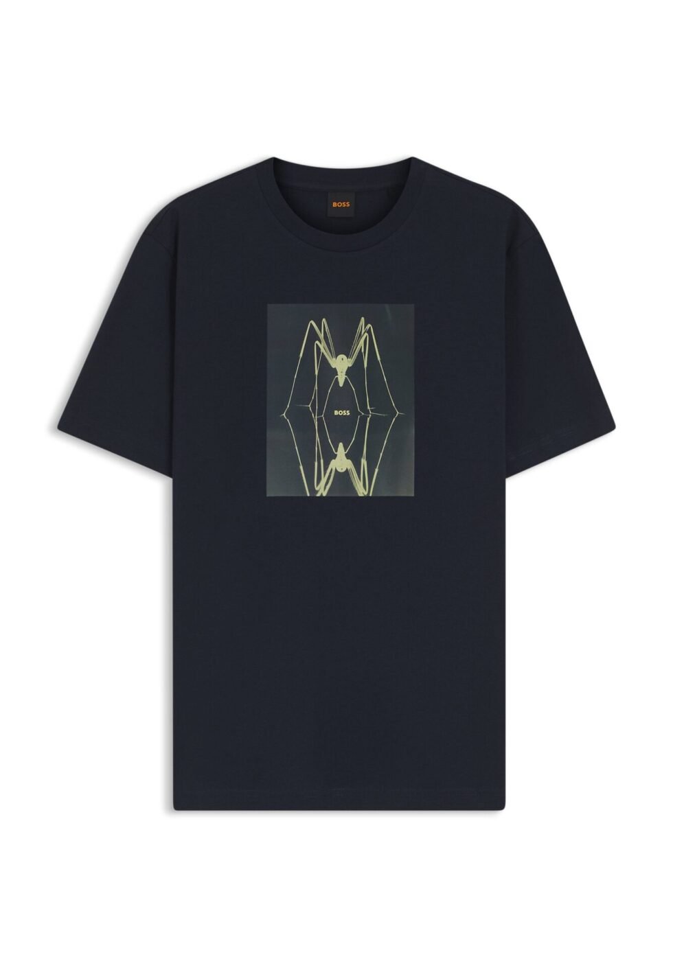 BOSS TE CREATURE - Print T-shirt - dark blue