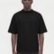 Palm Angels NECK LOGO REGULAR TEE - Print T-shirt - black/off white