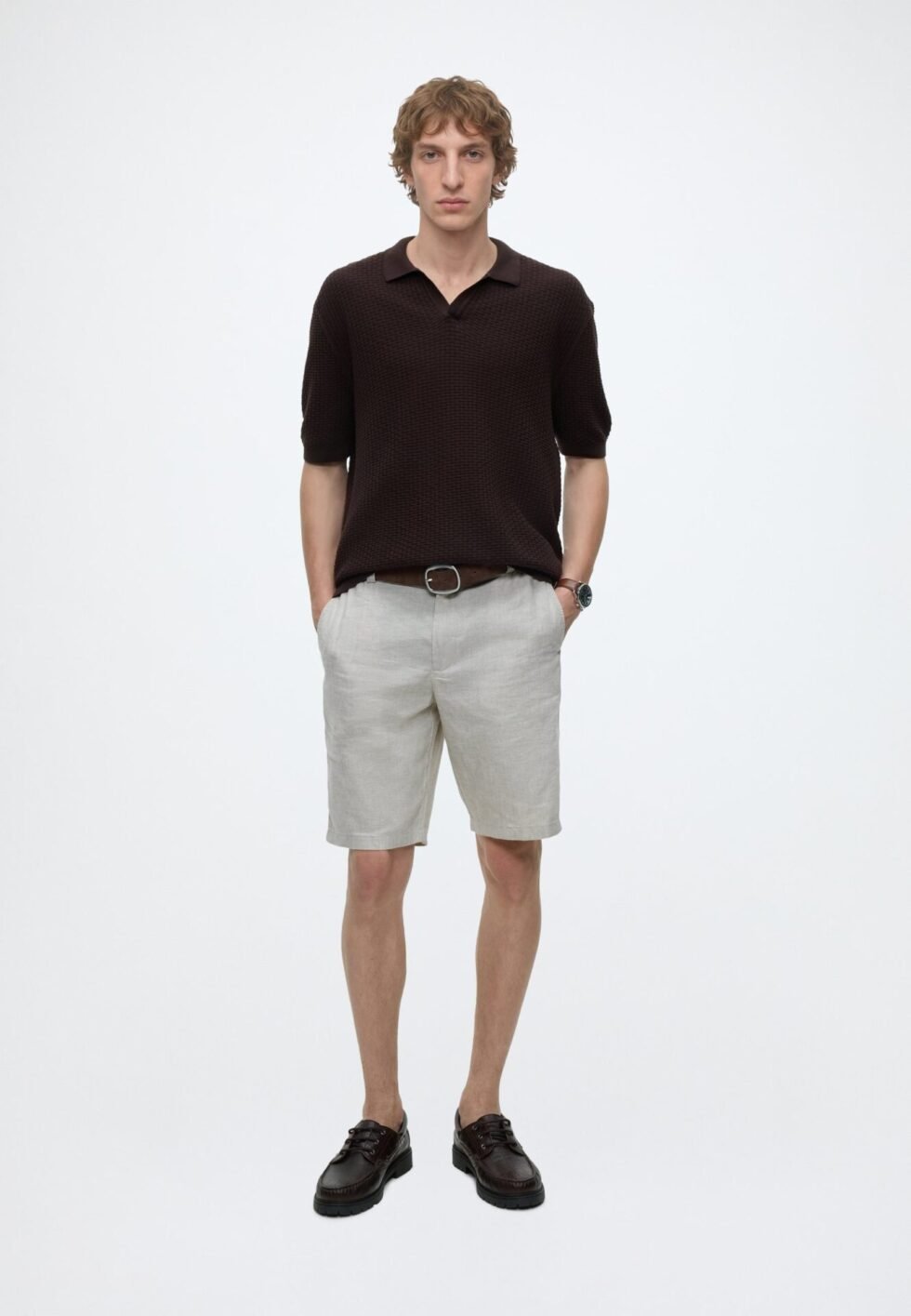 BOSS CHINO TAPERED  - Shorts - grey