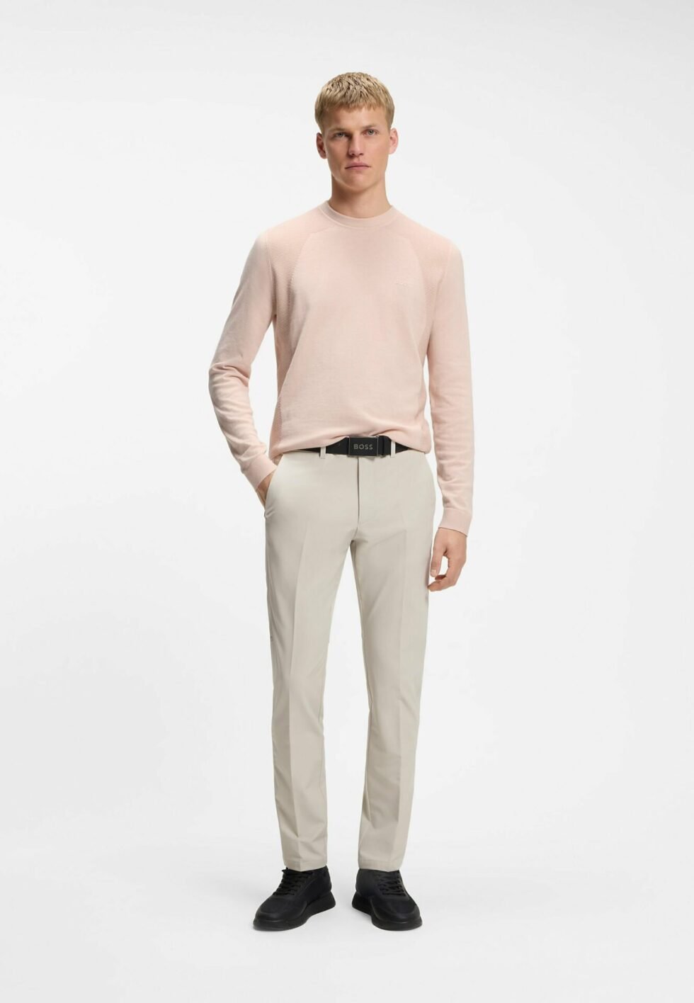 BOSS KN_MOMENTUM-LITE CN - Jumper - light orange five