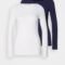 Anna Field by Zalando 2 PACK - Long-sleeved top - maritime blue/white