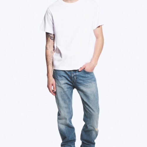 Weekday BOXY HEAVYWEIGHT - Basic T-shirt - white