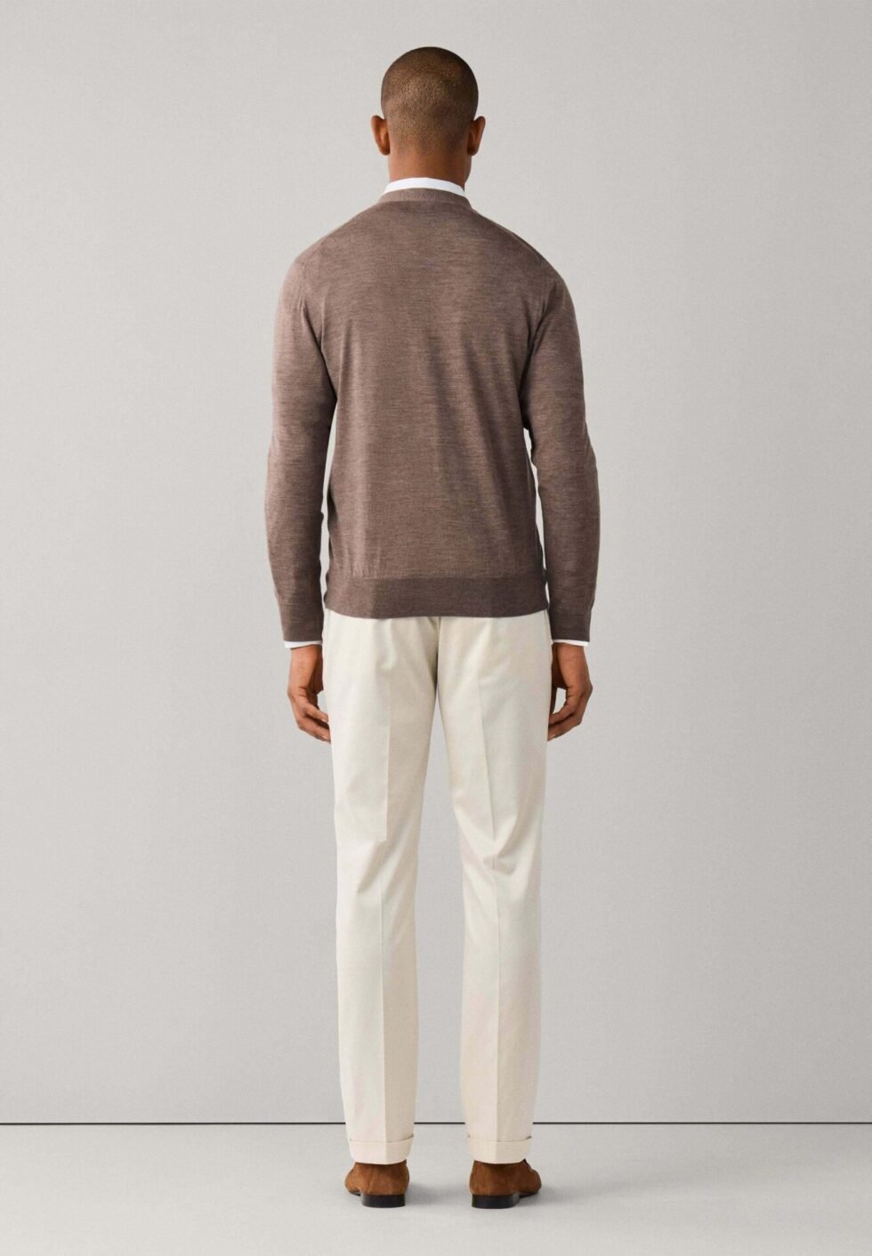 Hackett London Cardigan - putty beige