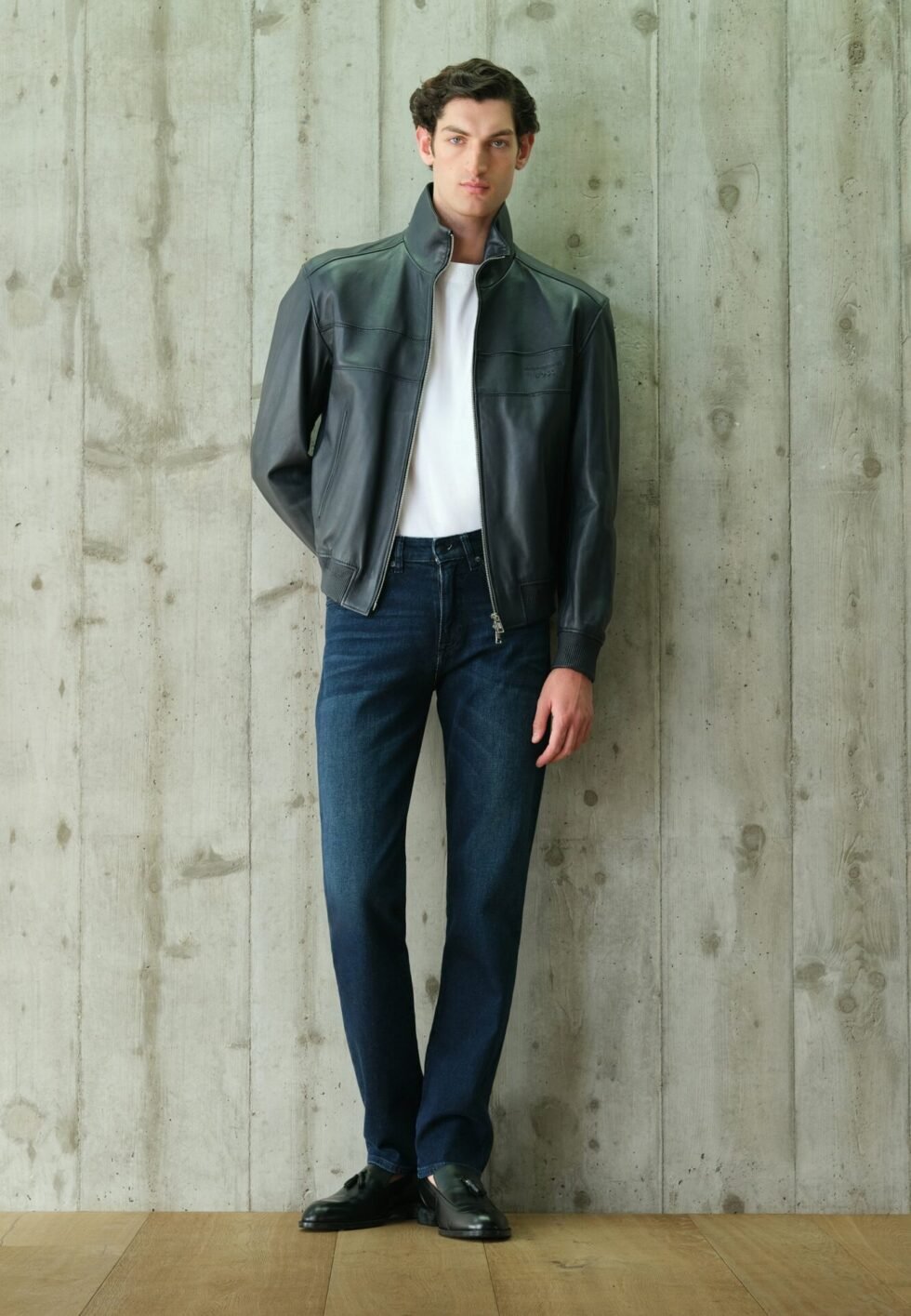 BOSS Straight leg jeans - dark blue