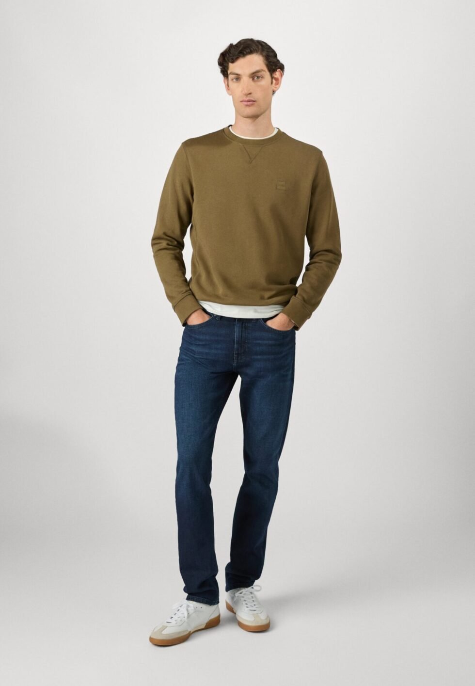 BOSS DELAWARE - Slim fit jeans - dark blue