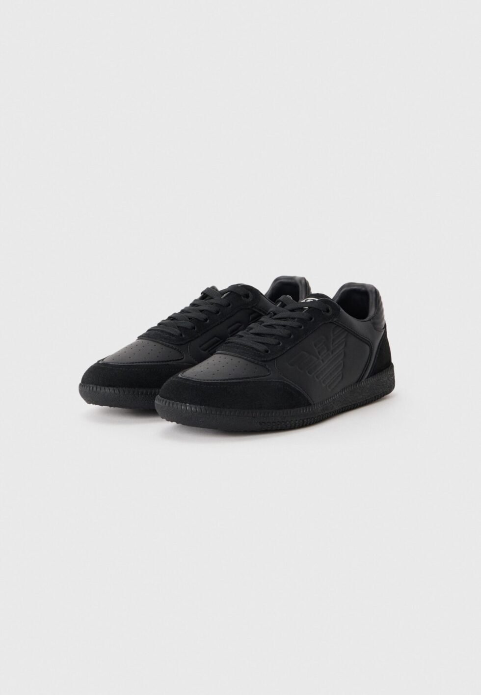 EA7 Emporio Armani HERITAGE EAGLE  - Trainers - triple black/white
