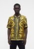 Versace INFORMAL SHIRT - Shirt - black/gold-coloured