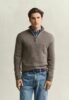 GANT Jumper - dk hazelnut melange