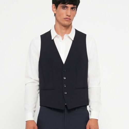 BOSS JASPER - Suit waistcoat - dark blue