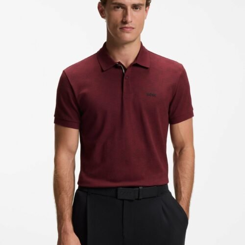 BOSS PL_GOC SWING AO - Polo shirt - dark pink four