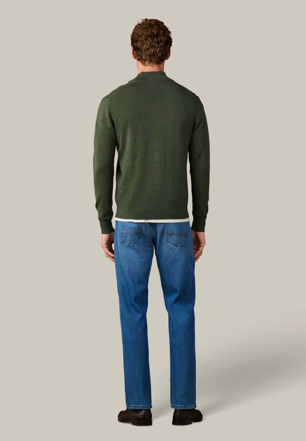 Hackett London Jumper - olive green