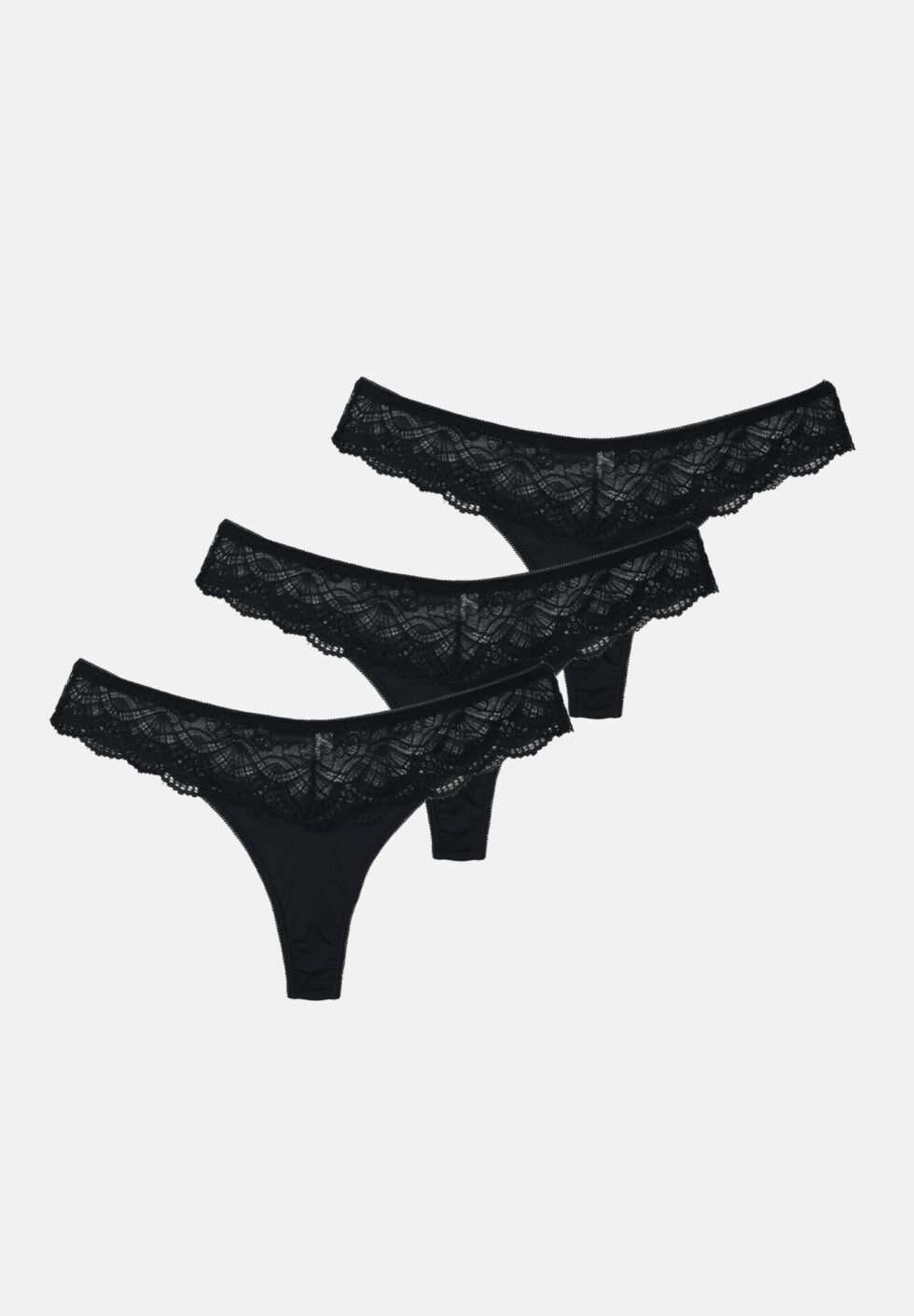 Anna Field by Zalando TANGA 3 PACK - String - black