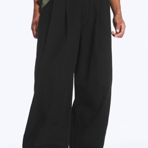 Weekday OTIS TROUSERS - Trousers - black