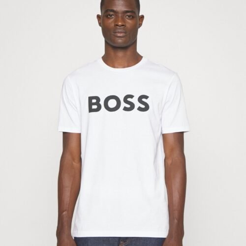 BOSS THINKING - Print T-shirt - white