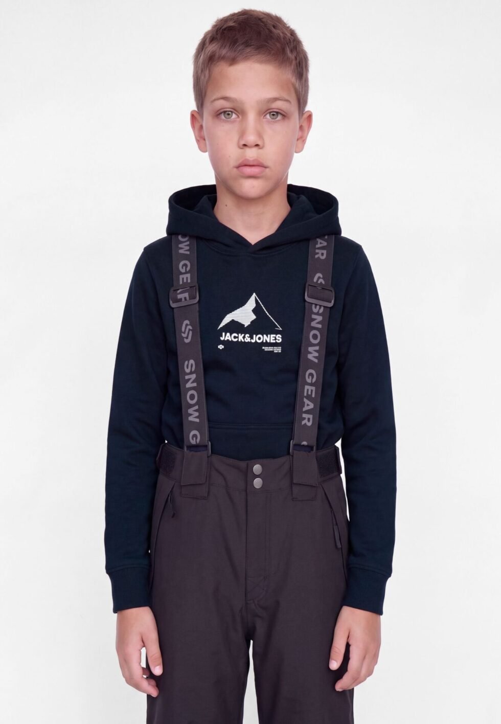 Jack & Jones Kids HOODIE LOGO HOODIE JUNIOR - Hoodie - sky captain