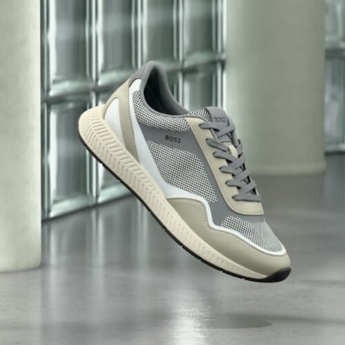 BOSS Trainers - open beige