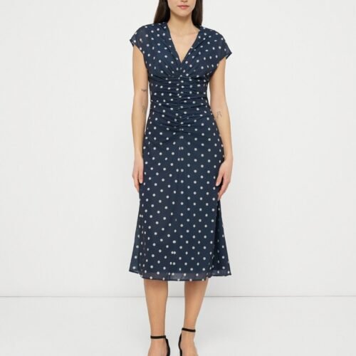 Anna Field by Zalando Jersey dress - navy/white