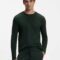 BOSS WAFFLE LS-SHIRT R - Pyjama top - dark green eight