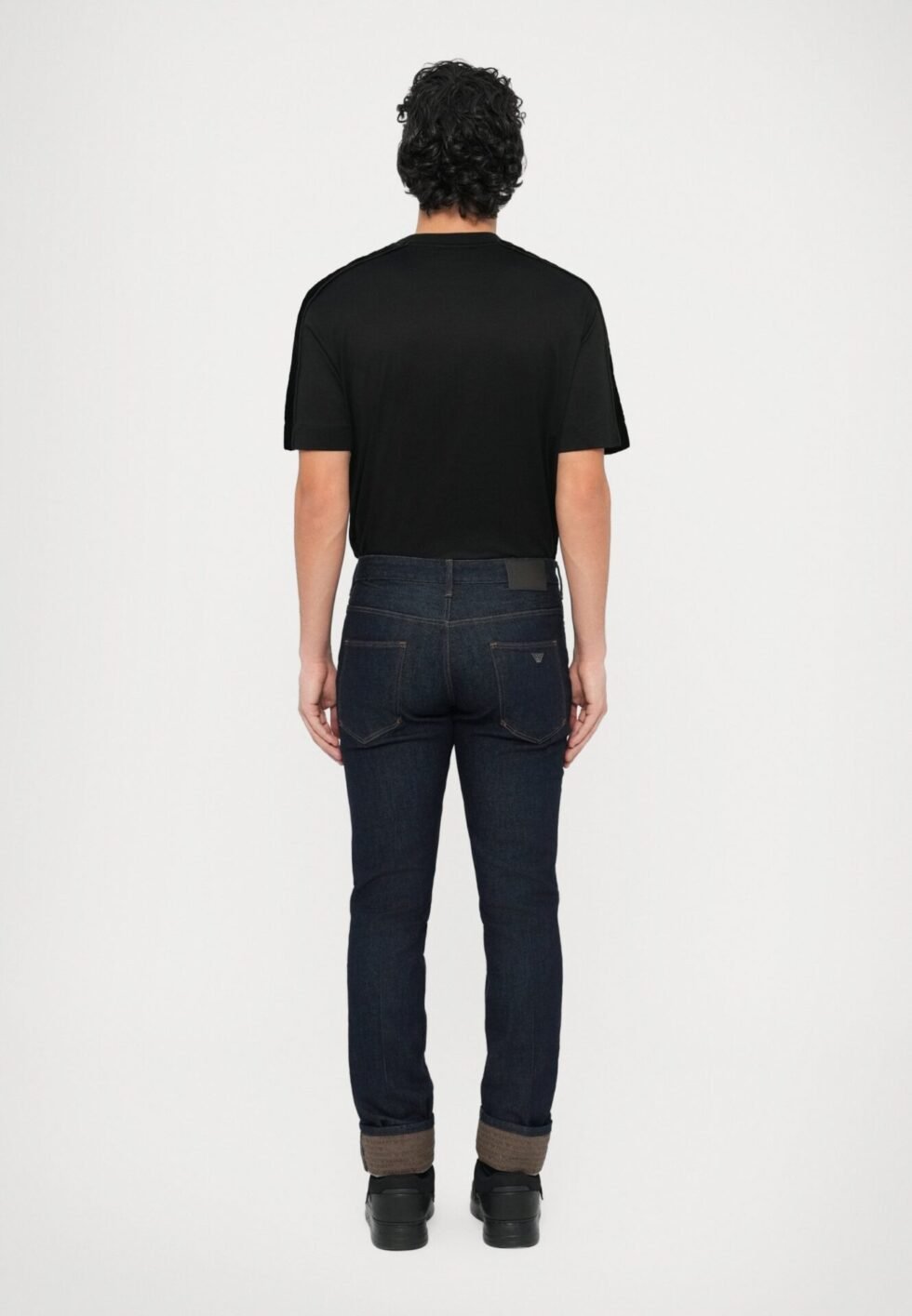Emporio Armani POCKETS PANT - Slim fit jeans - dark-blue denim