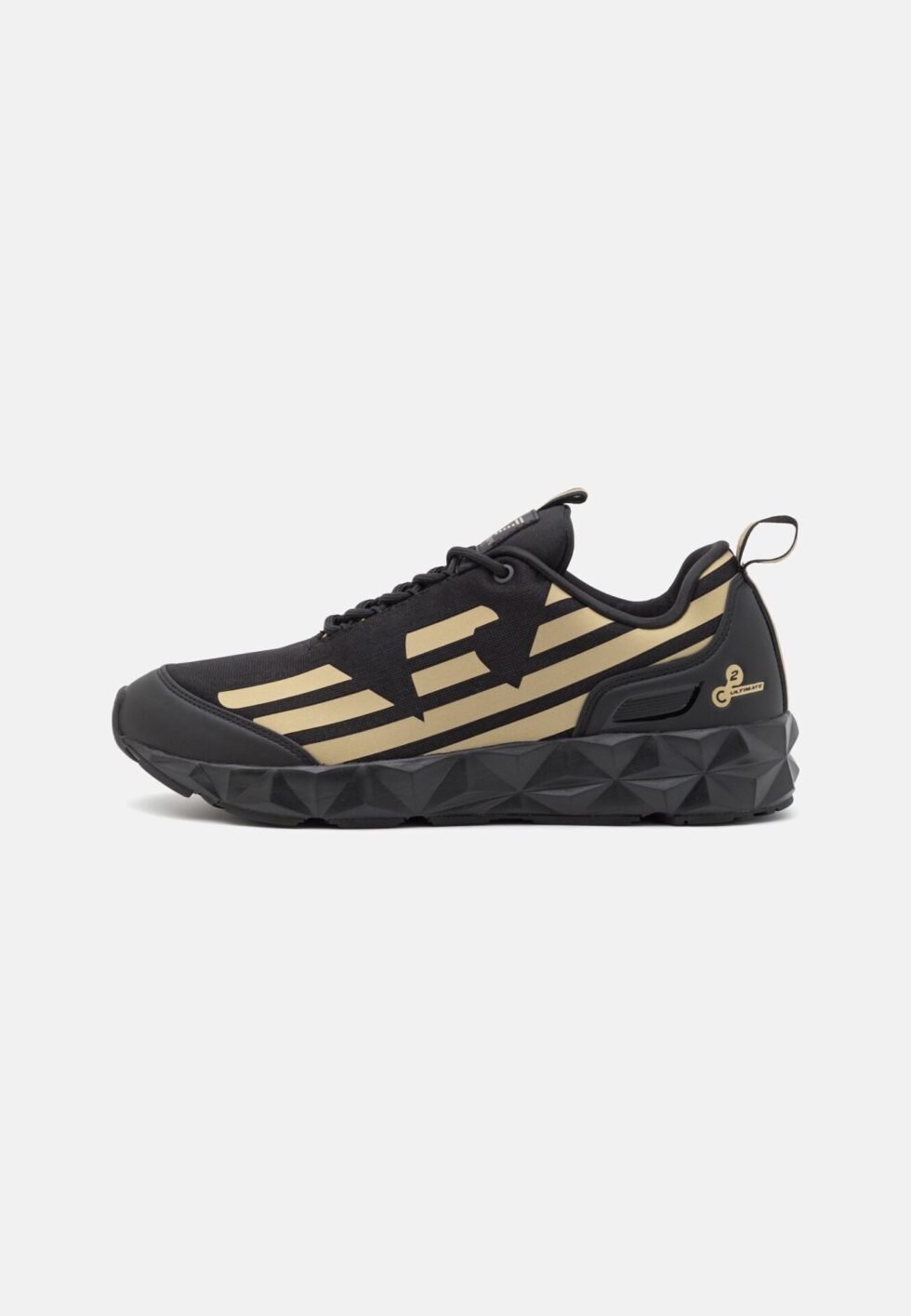 EA7 Emporio Armani ULTIMATE C2 KOMBAT UNISEX - Trainers - triple black/light gold