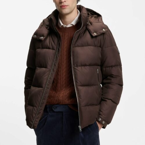 BOSS Winter jacket - dark brown nine