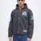Abercrombie & Fitch SEP5 NFL HOODED WORKWEAR - DETROIT LIONS 1CC $190.00 - Light jacket - black