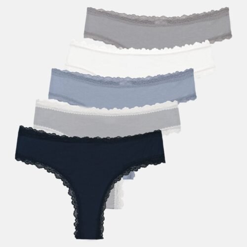 Anna Field by Zalando 5 PACK - Briefs - light blue/white/dark blue