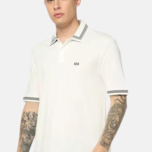 Armani Exchange ESSENTIAL - Polo shirt - white