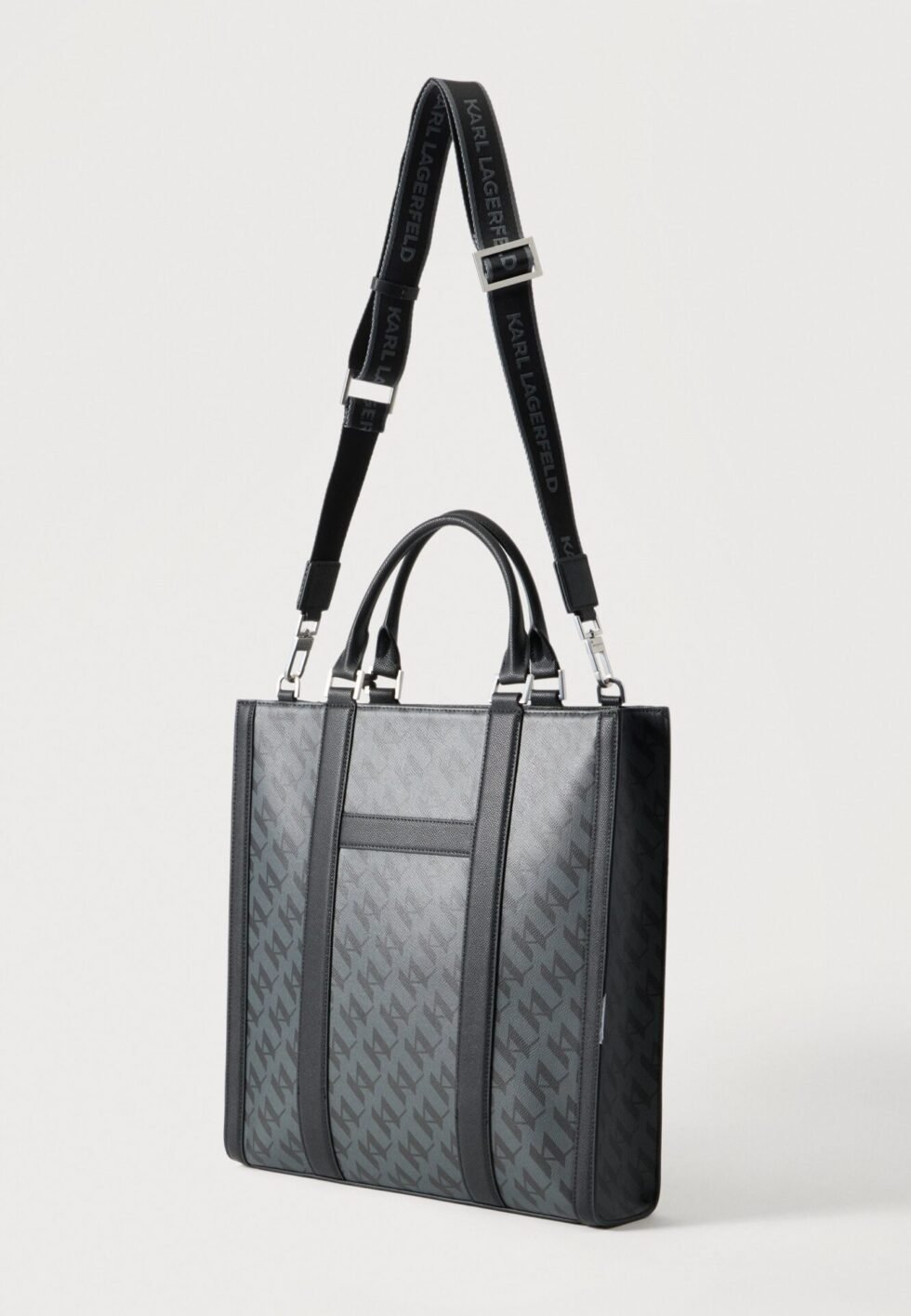 KARL LAGERFELD IKON MONOGRAM - Tote bag - black